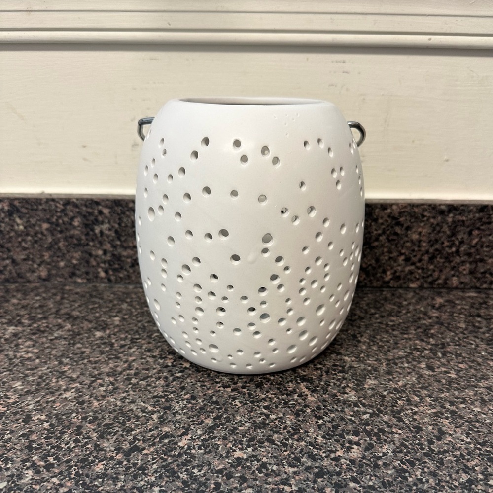 Frosted Snowflake Lantern Home Decor